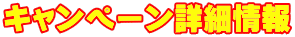 キャンペーン詳細情報